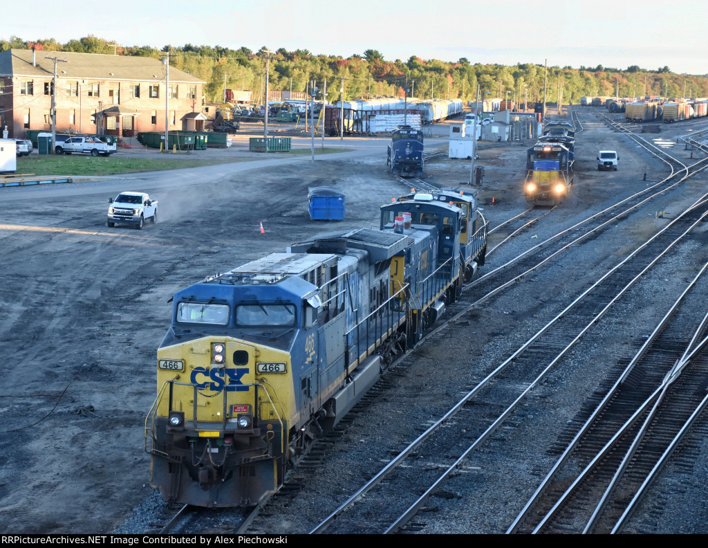 Sunset over Portland Yard